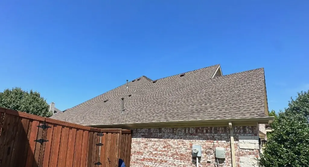 Completed roof replacement project in Coffeyville